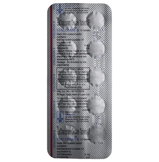 stalopam 5mg tablet 10's